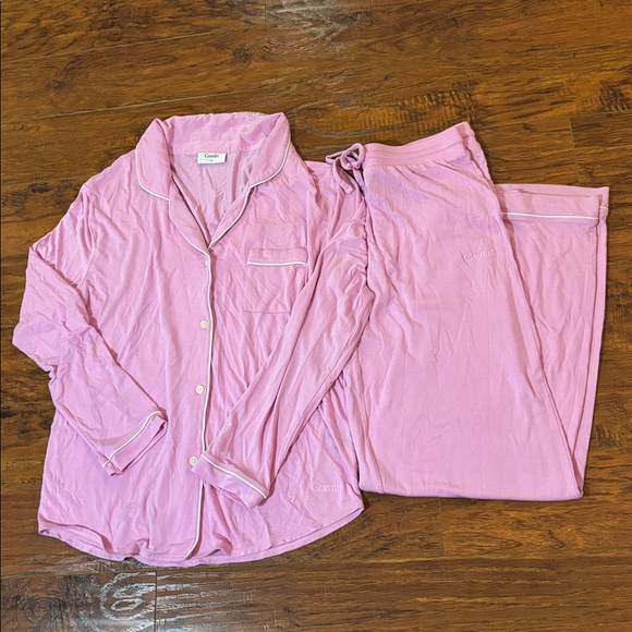 Comfrt Luna Lounge PJ Pajamas 2 Piece Set Comfy Limited Edition Pink MEDIUM - Picture 2 of 7